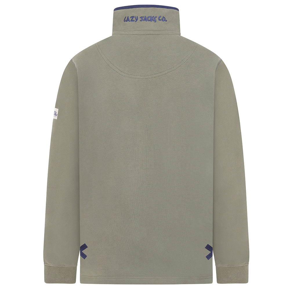 LJ3 - Ladies Quarter Zip Sweatshirt - Khaki