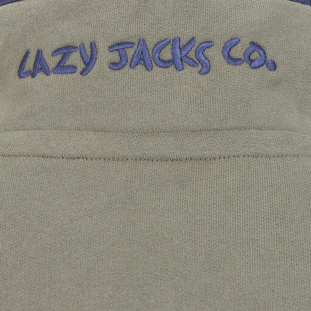 LJ3 - Ladies Quarter Zip Sweatshirt - Khaki