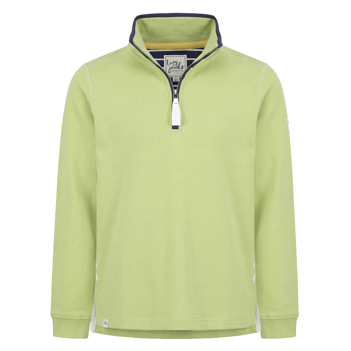 LJ3 - Ladies 1/4 Zip Sweatshirt - Lime