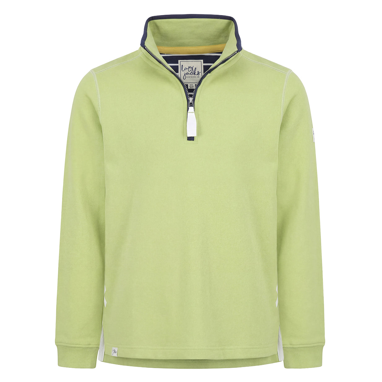 LJ3 - Ladies 1/4 Zip Sweatshirt - Lime