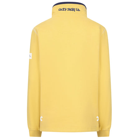 LJ3 - Ladies 1/4 Zip Sweatshirt - Lemon