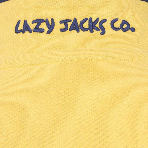 LJ3 - Ladies 1/4 Zip Sweatshirt - Lemon
