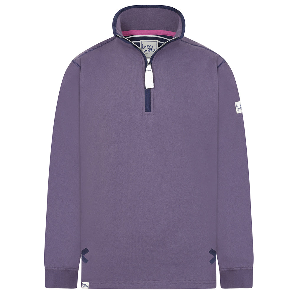LJ3 - Ladies Quarter Zip Sweatshirt - Mauve