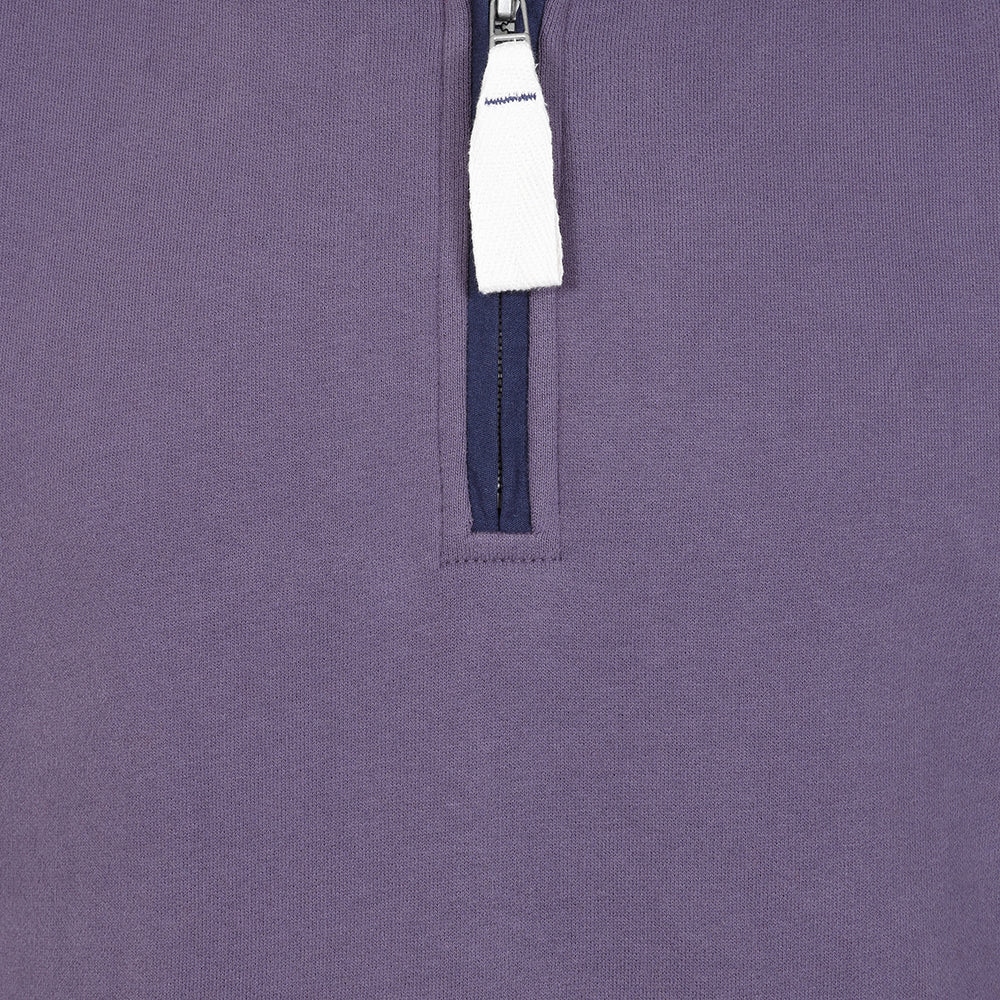 LJ3 - Ladies Quarter Zip Sweatshirt - Mauve