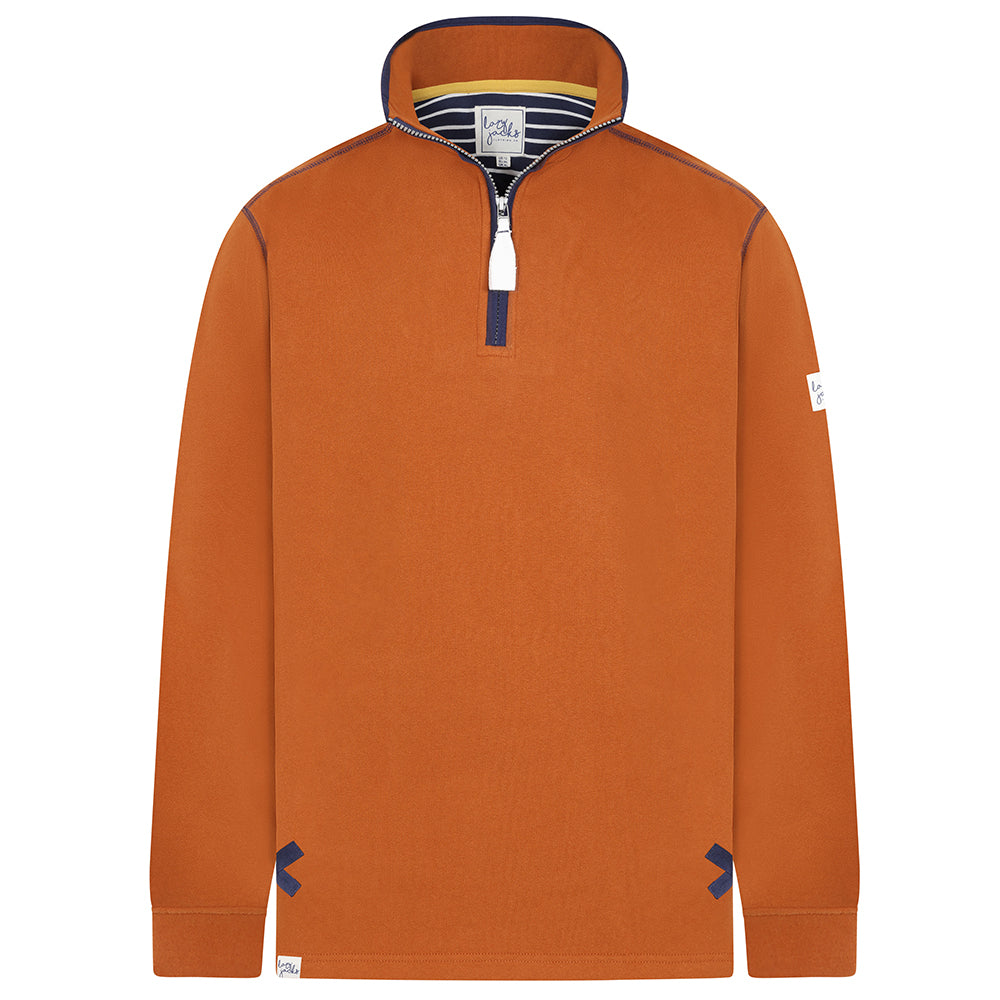 LJ3 - Ladies Quarter Zip Sweatshirt - Orange