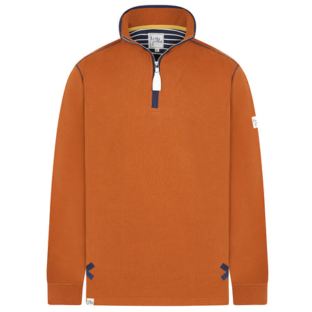 LJ3 - Ladies Quarter Zip Sweatshirt - Orange