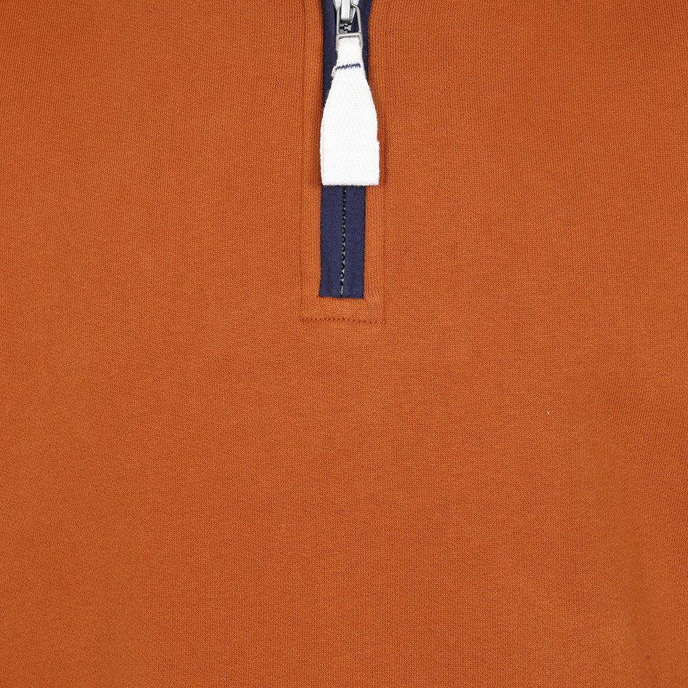 LJ3 - Ladies Quarter Zip Sweatshirt - Orange