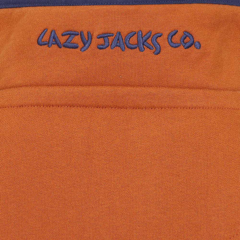 LJ3 - Ladies Quarter Zip Sweatshirt - Orange