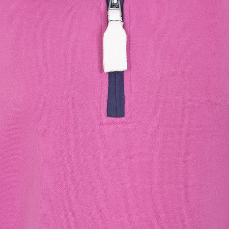 LJ3 - Ladies Quarter Zip Sweatshirt - Raspberry