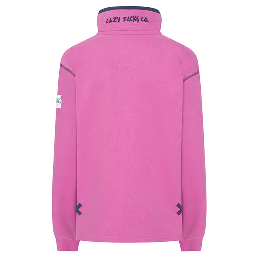 LJ3 - Ladies Quarter Zip Sweatshirt - Raspberry