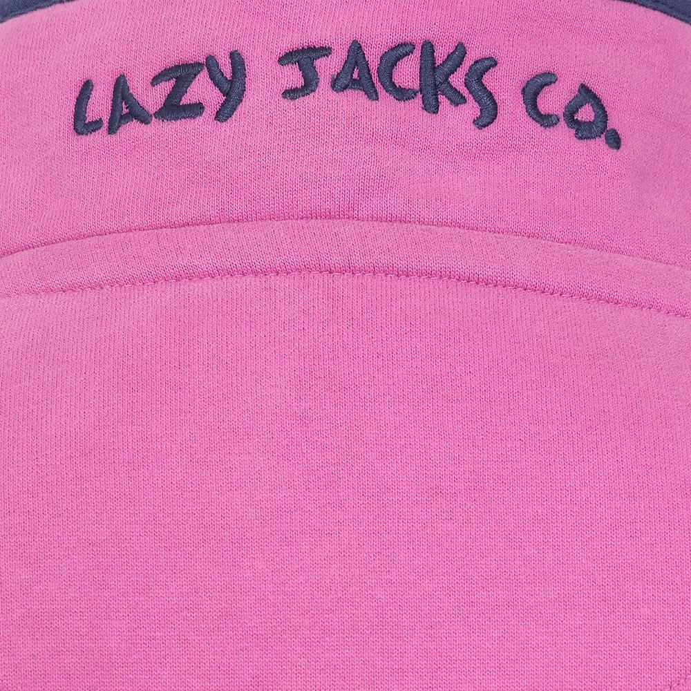 LJ3 - Ladies' 1/4 Zip Sweatshirt - Raspberry