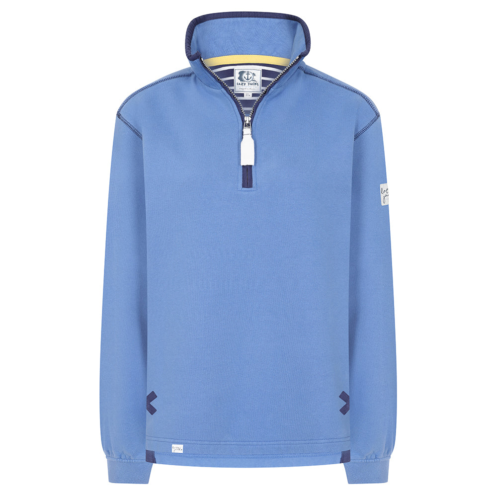 LJ3 - Ladies' 1/4 Zip Sweatshirt - Sapphire