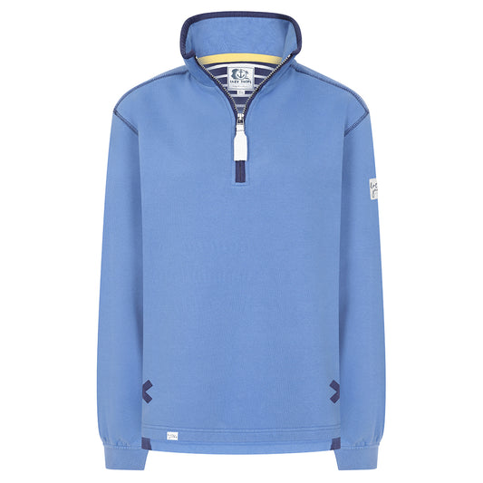 LJ3 - Ladies' 1/4 Zip Sweatshirt - Sapphire