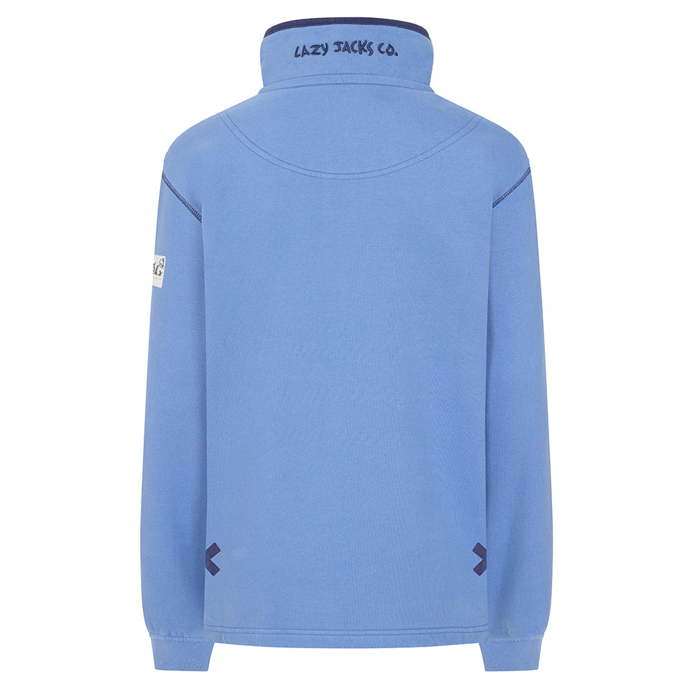 LJ3 - Ladies' 1/4 Zip Sweatshirt - Sapphire