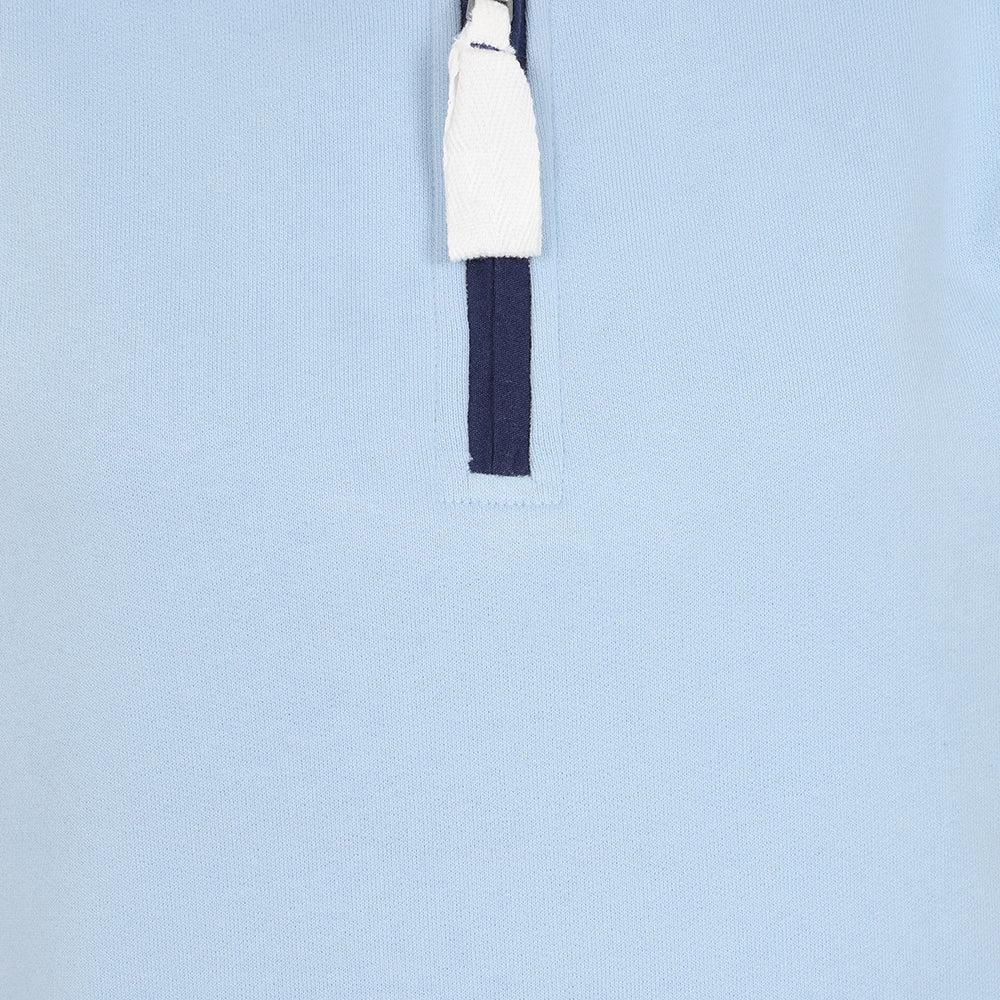 LJ3 - Ladies 1/4 Zip Sweatshirt - Sky