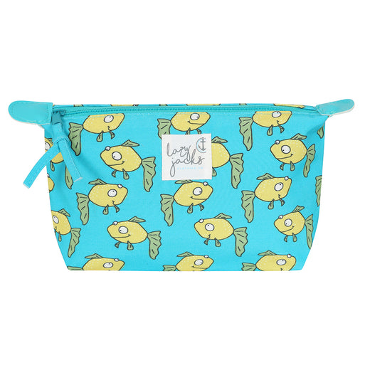 Cosmetic and Wash Bag Pair - Fish
