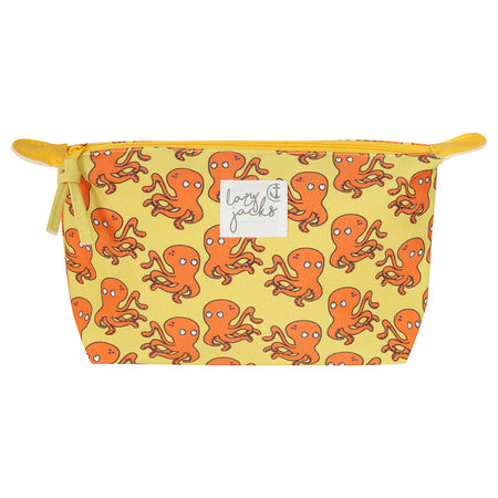 Cosmetic and Wash Bag Pair - Octopus