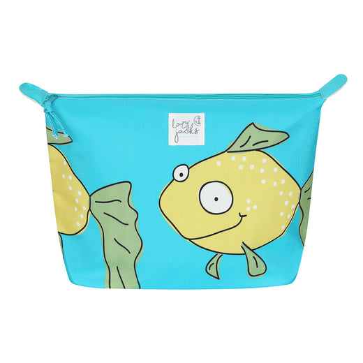 Cosmetic and Wash Bag Pair - Fish