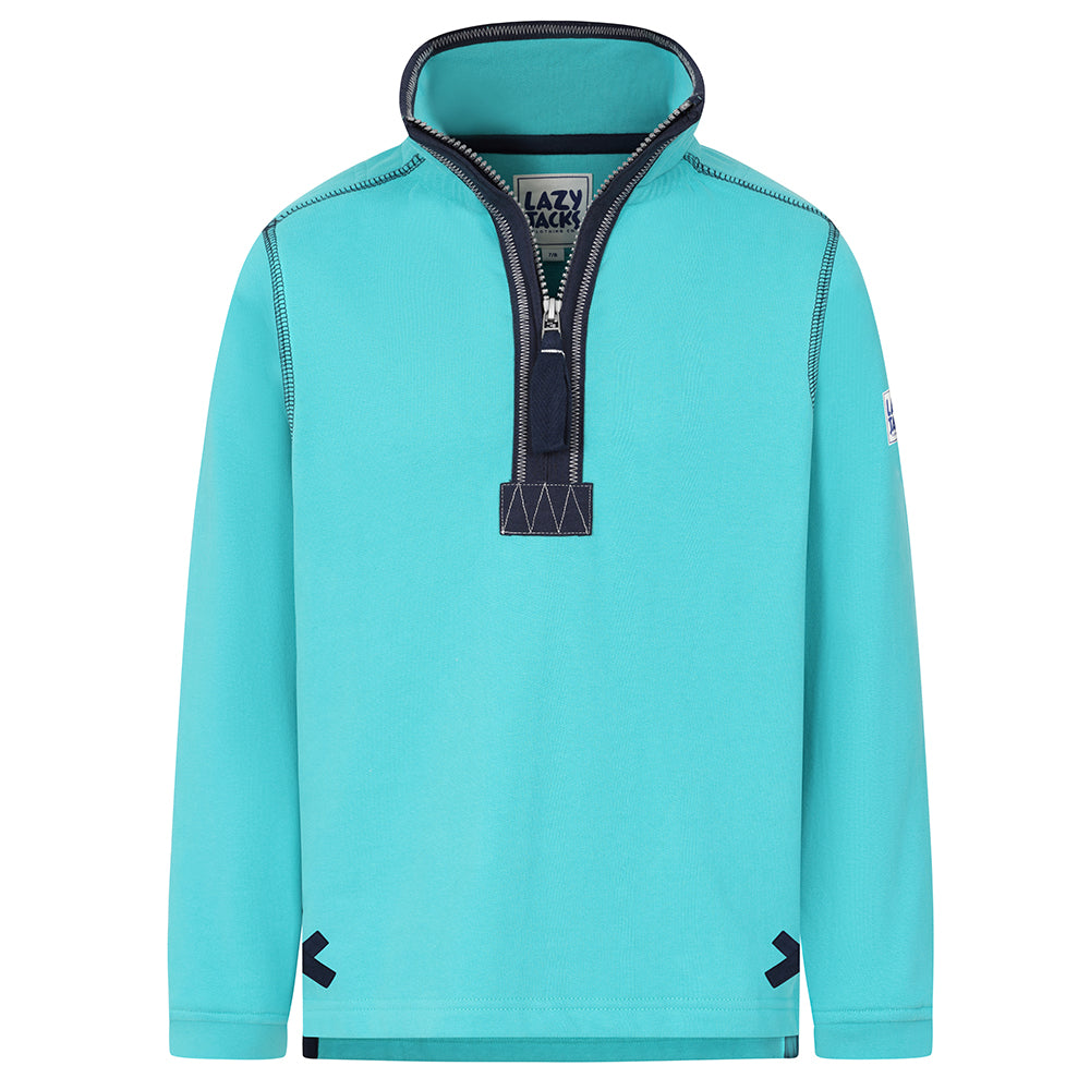 LJ40C - Boy's 1/4 Zip Sweatshirt - Aquarius