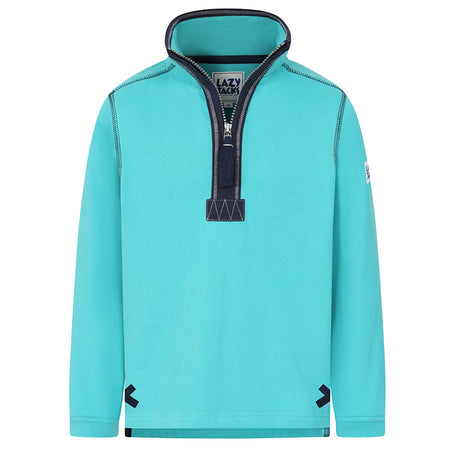 LJ40C - Boy's 1/4 Zip Sweatshirt - Aquarius