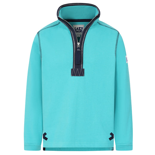 LJ40C - Boy's 1/4 Zip Sweatshirt - Aquarius
