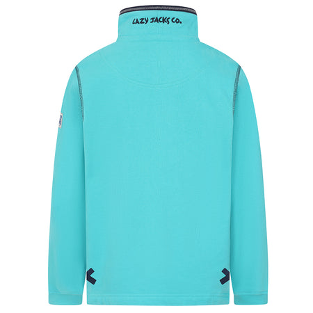 LJ40C - Boy's 1/4 Zip Sweatshirt - Aquarius