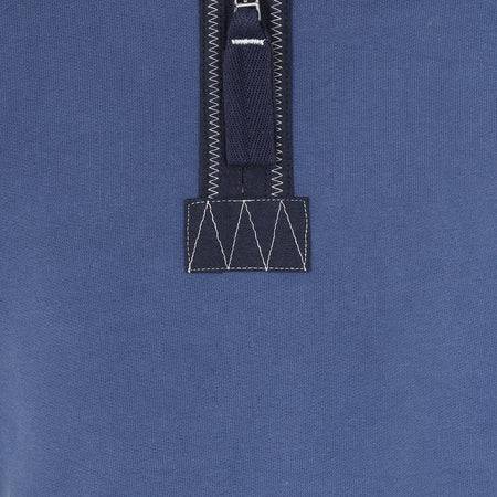 LJ40C - Boy's 1/4 Zip Sweatshirt - Denim