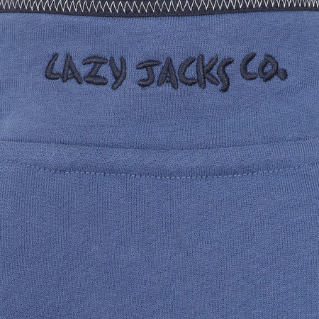 LJ40C - Boy's 1/4 Zip Sweatshirt - Denim