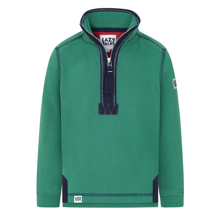LJ40C - Boy's 1/4 Zip Sweatshirt - Fern