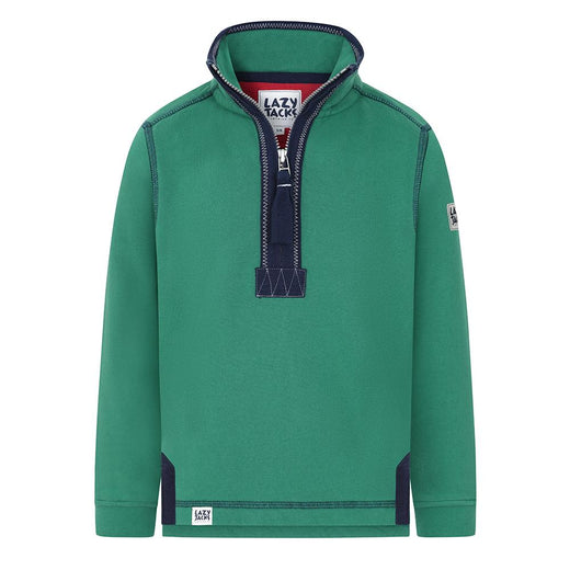 LJ40C - Boy's 1/4 Zip Sweatshirt - Fern