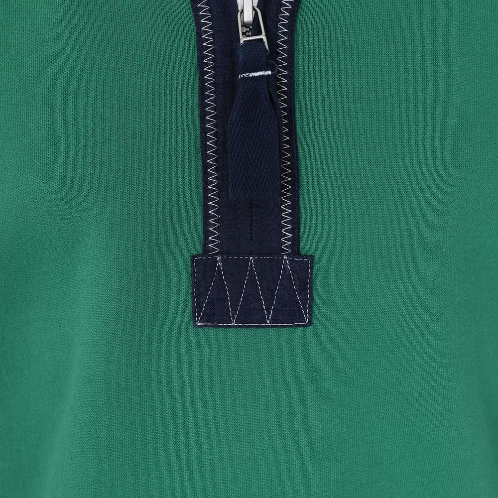 LJ40C - Boy's 1/4 Zip Sweatshirt - Fern