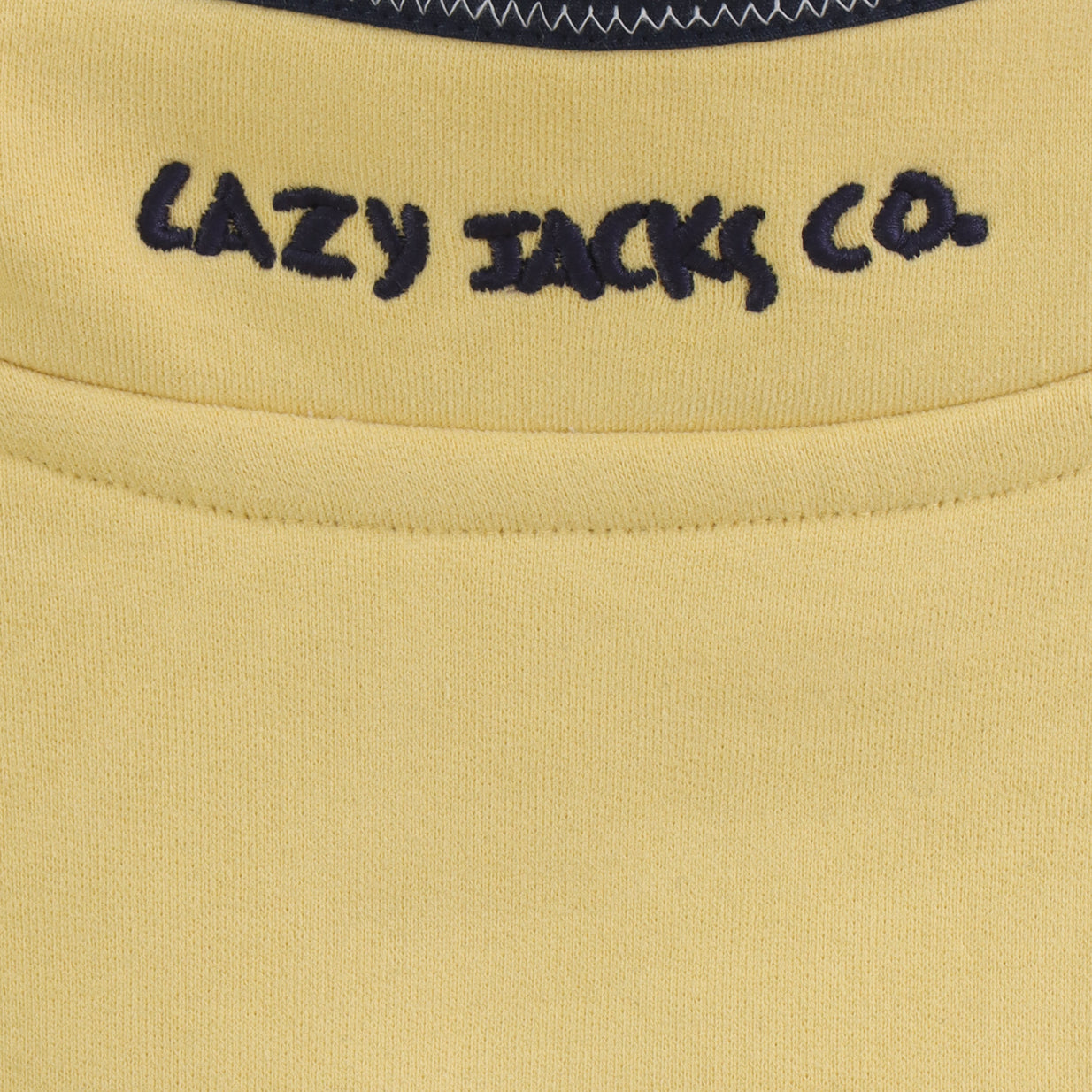 LJ40C  - Boy's 1/4 Zip Sweatshirt - Lemon
