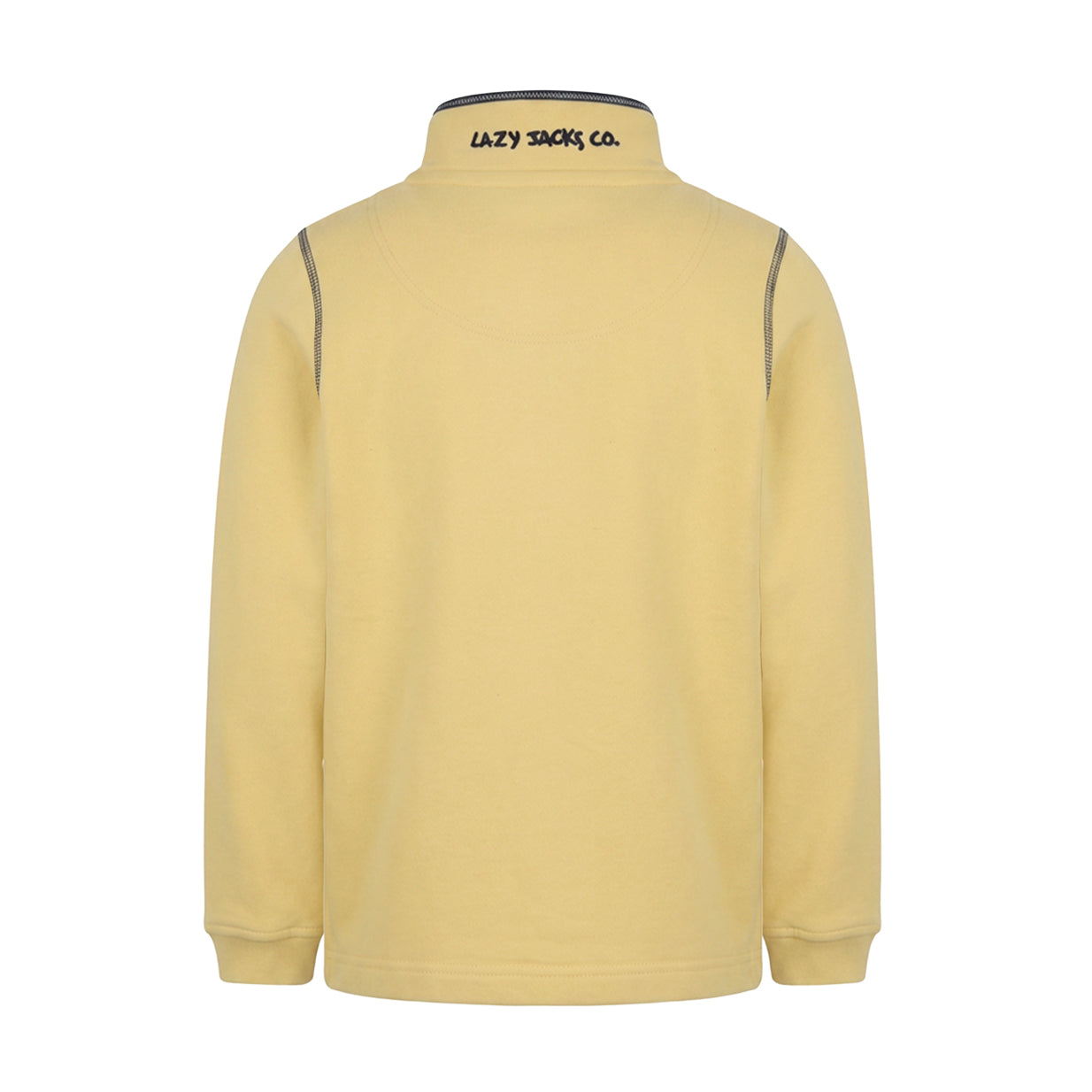LJ40C  - Boy's 1/4 Zip Sweatshirt - Lemon