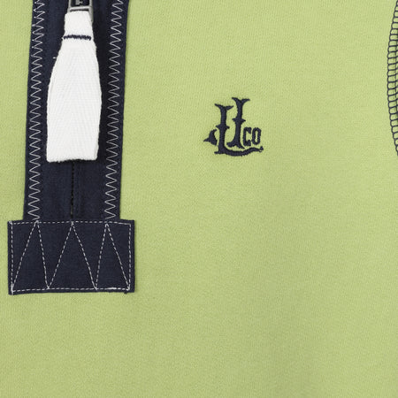 LJ40C  - Boy's 1/4 Zip Sweatshirt - Lime