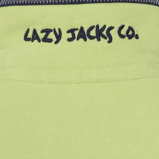 LJ40C  - Boy's 1/4 Zip Sweatshirt - Lime