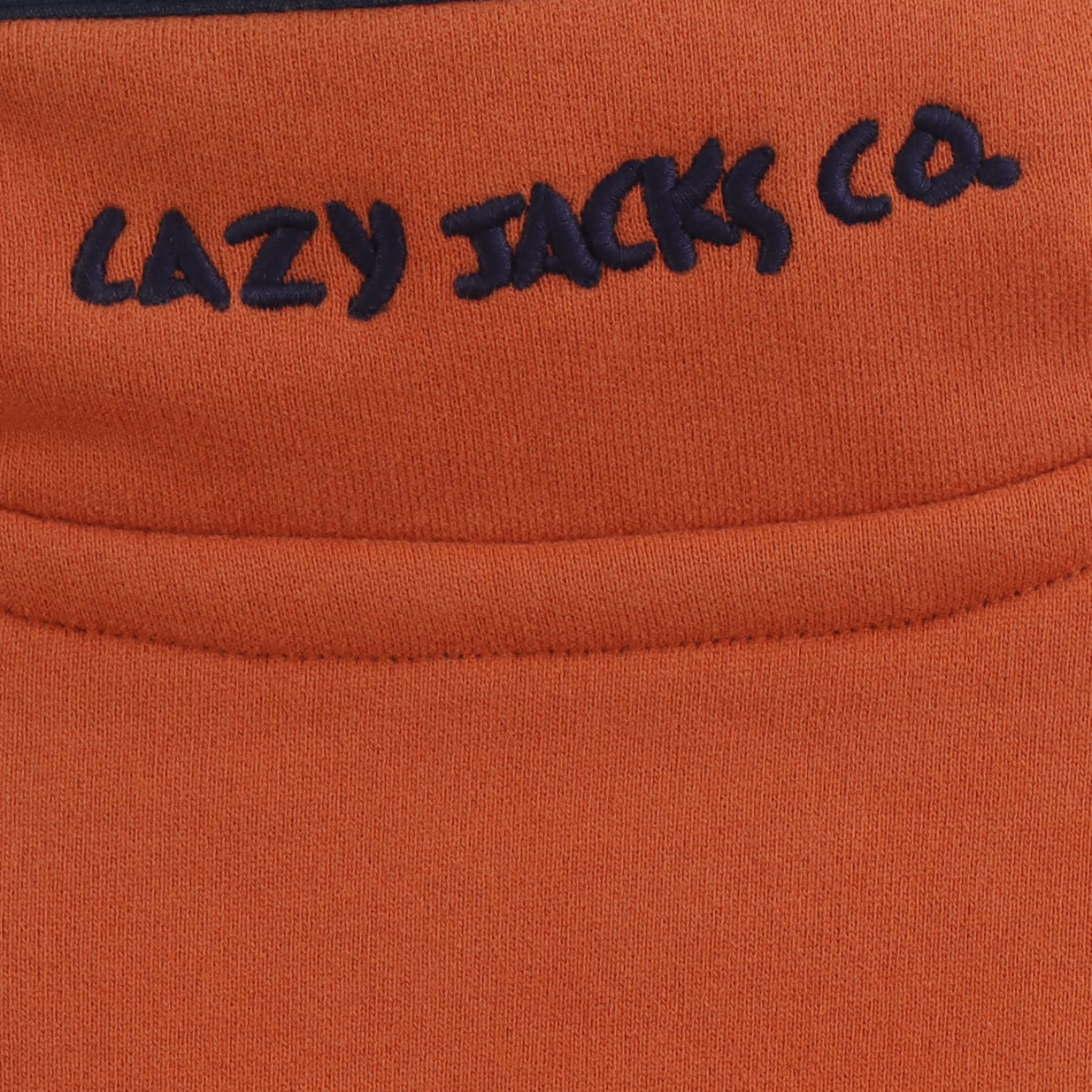LJ40C - Boys 1/4 Zip Sweatshirt - Orange