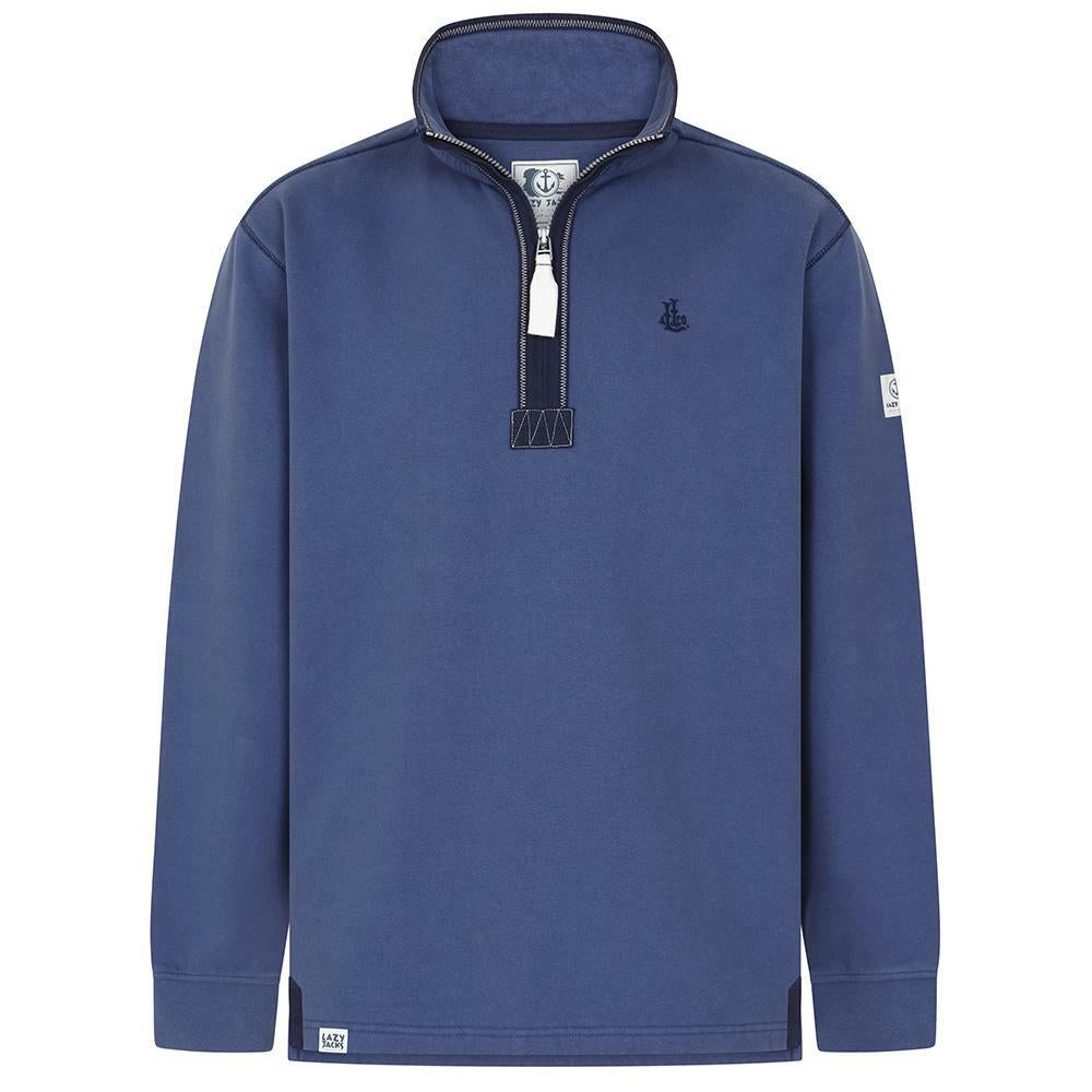 LJ40 - Men's Quarter Zip Sweatshirt - Denim