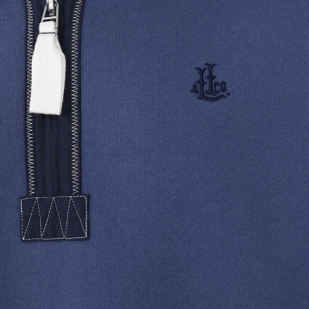 LJ40 - Men's Quarter Zip Sweatshirt - Denim