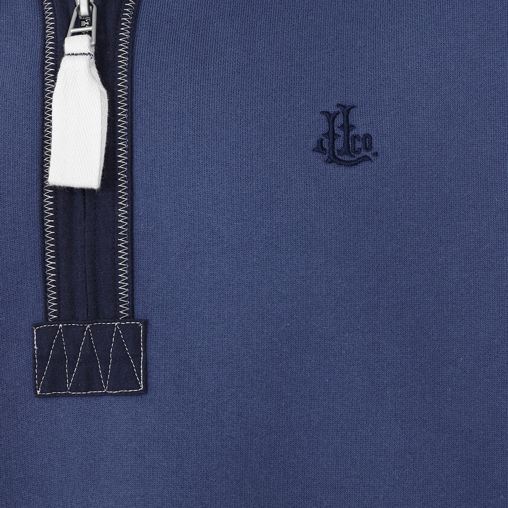 LJ40 - Quarter Zip Sweatshirt - Denim