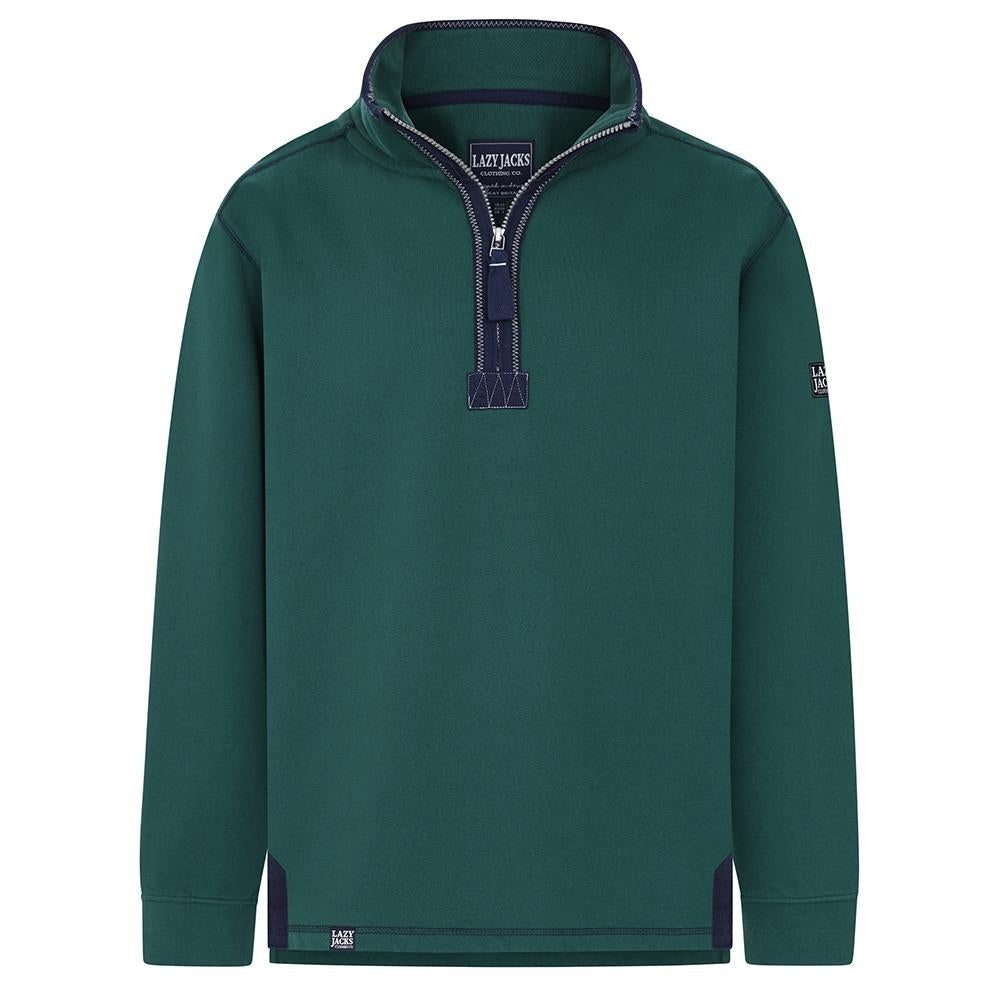 LJ40 - Men's 1/4 Zip Sweatshirt - Forest