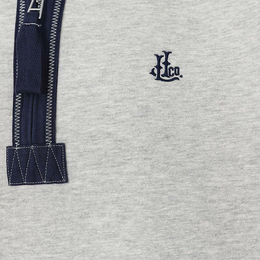 LJ40 - Men's Quarter Zip Sweatshirt - Grey Marle