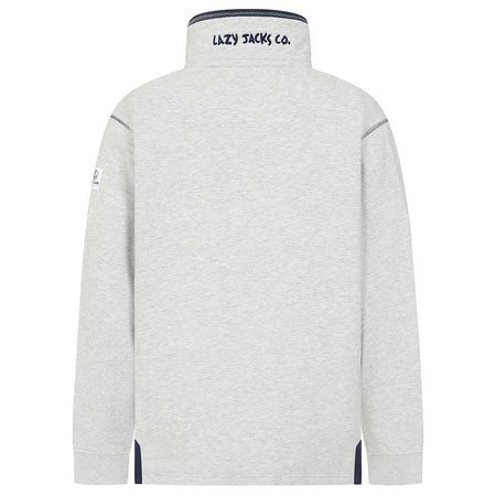LJ40 - Men's Quarter Zip Sweatshirt - Grey Marle