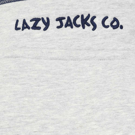 LJ40 - Men's Quarter Zip Sweatshirt - Grey Marle