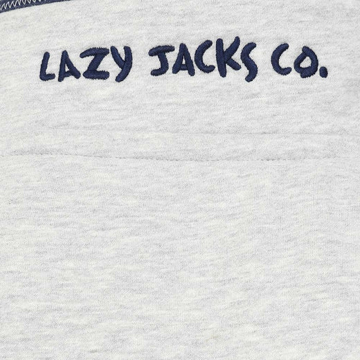 LJ40 - Men's Quarter Zip Sweatshirt - Grey Marle