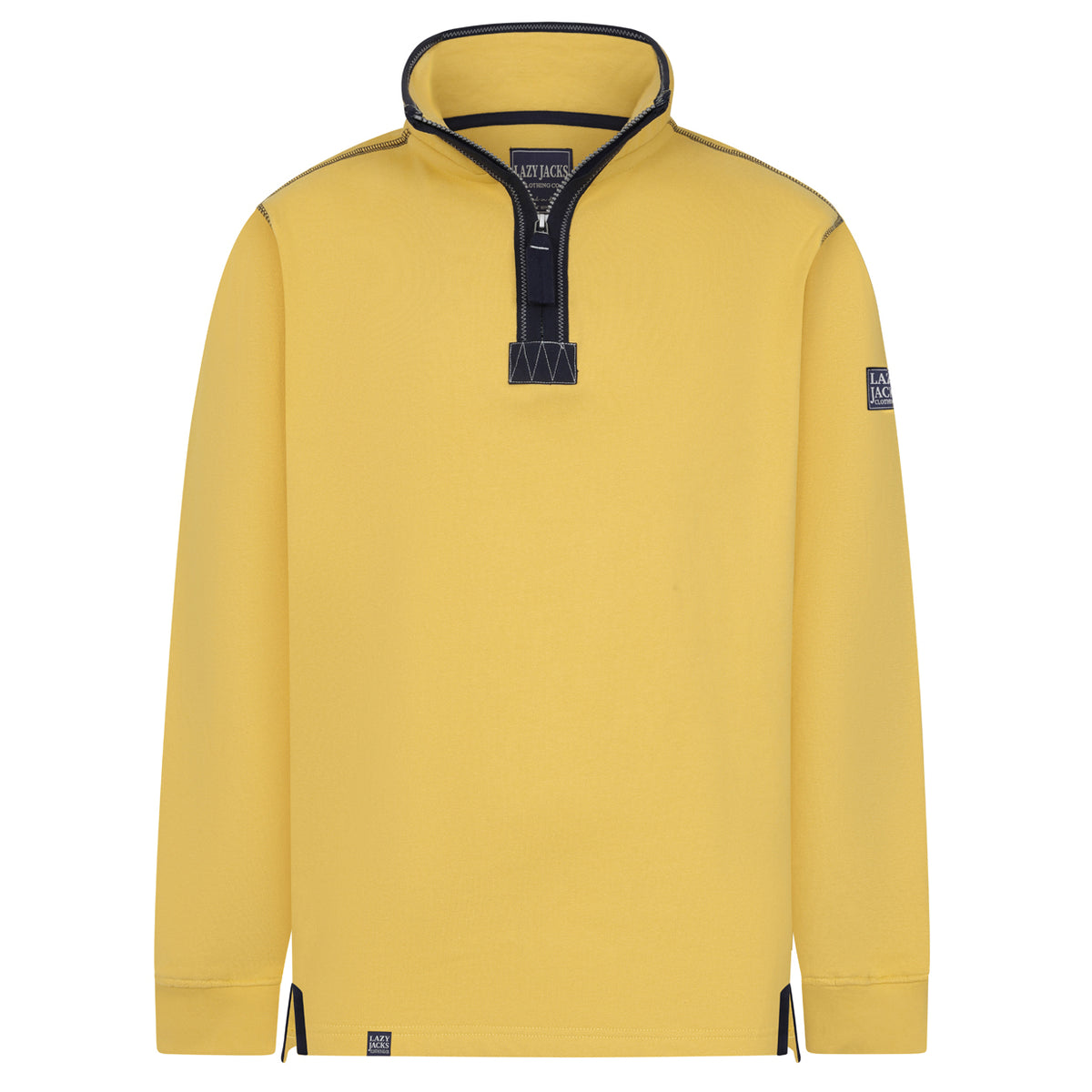 LJ40 - Quarter Zip Sweatshirt - Lemon