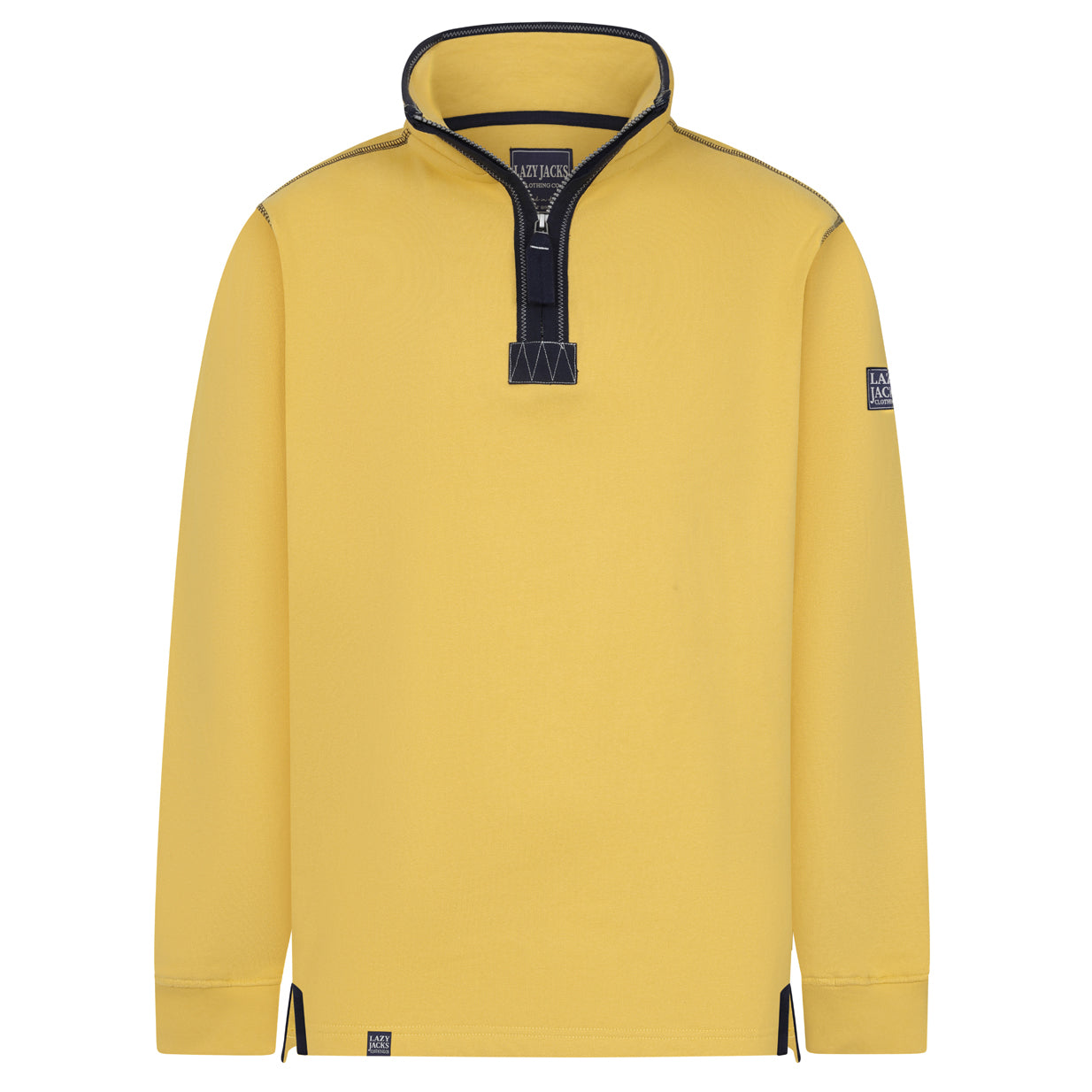 LJ40 - Quarter Zip Sweatshirt - Lemon