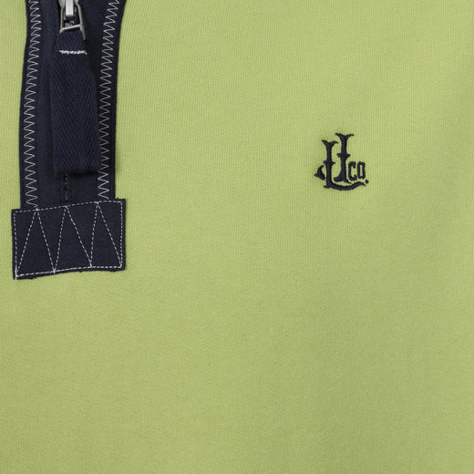 LJ40 - Quarter Zip Sweatshirt - Lime