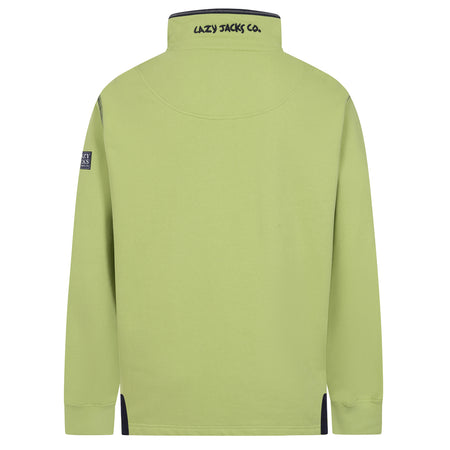 LJ40 - Quarter Zip Sweatshirt - Lime