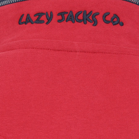 LJ40 - Quarter Zip Sweatshirt - Red