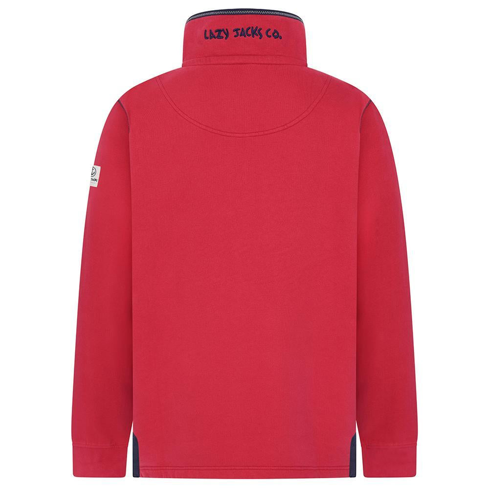 LJ40 - Men's Signature 1/4 Zip Sweatshirt - Rouge